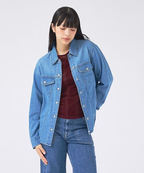 Rouge vif la cle / ルージュ・ヴィフ ラクレ シャツ・ブラウス | 【SOMETHING/サムシング】G-SHIRT/デニムシャツ/デニム【WEB限 | 詳細7