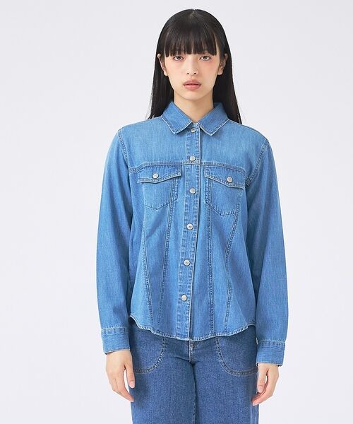 Rouge vif la cle / ルージュ・ヴィフ ラクレ シャツ・ブラウス | 【SOMETHING/サムシング】G-SHIRT/デニムシャツ/デニム【WEB限 | 詳細9