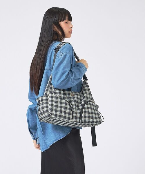 Rouge vif la cle / ルージュ・ヴィフ ラクレ ショルダーバッグ | 【Casselini/キャセリーニ】ラウンドBIGショルダー/チェック柄/ショル | 詳細14