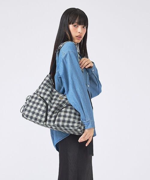 Rouge vif la cle / ルージュ・ヴィフ ラクレ ショルダーバッグ | 【Casselini/キャセリーニ】ラウンドBIGショルダー/チェック柄/ショル | 詳細15
