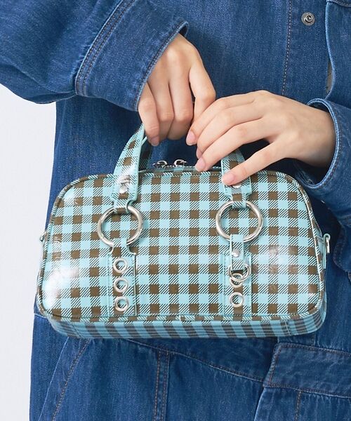 Rouge vif la cle / ルージュ・ヴィフ ラクレ ボストンバッグ | 【Casselini/キャセリーニ】リングミニボストン/バッグ/ボストンバッグ/（ブルー）