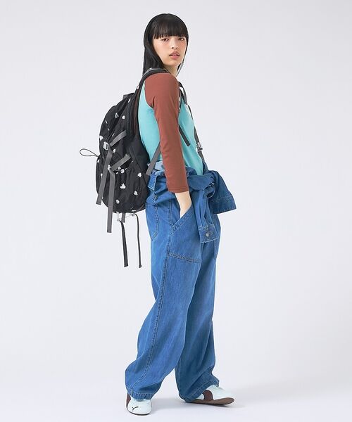 Rouge vif la cle / ルージュ・ヴィフ ラクレ リュック・バックパック | 【Casselini/キャセリーニ】刺繍リュック/Embro backpack/ | 詳細6