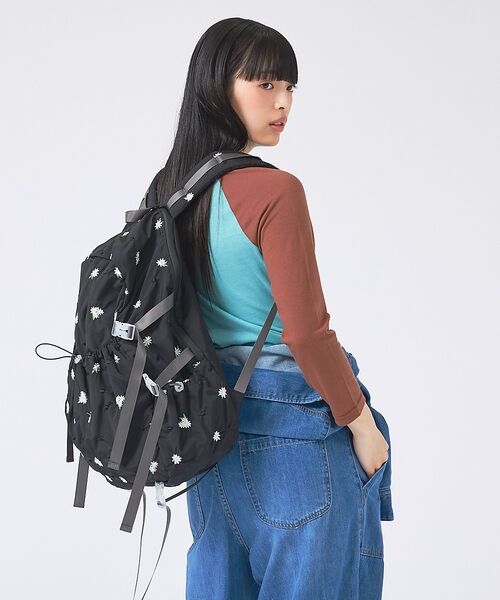Rouge vif la cle / ルージュ・ヴィフ ラクレ リュック・バックパック | 【Casselini/キャセリーニ】刺繍リュック/Embro backpack/ | 詳細9