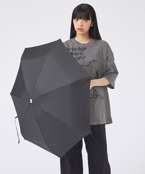 Rouge vif la cle / ルージュ・ヴィフ ラクレ 傘 | 【ANATOLE/アナトール】折り畳み傘/無地/UNIS/Solid/ベーシック（ブラック）