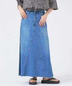 Rouge vif la cle / ルージュ・ヴィフ ラクレ ロング・マキシ丈スカート | 【Healthy denim/ヘルシーデニム】デニムスカート/Apricot/ア