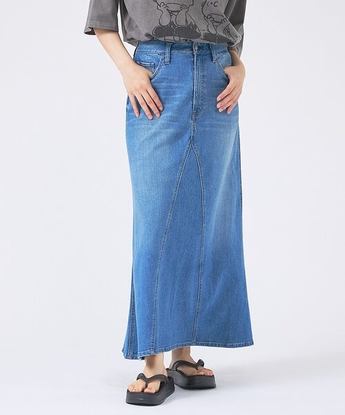Rouge vif la cle / ルージュ・ヴィフ ラクレ ロング・マキシ丈スカート | 【Healthy denim/ヘルシーデニム】デニムスカート/Apricot/ア | 詳細1
