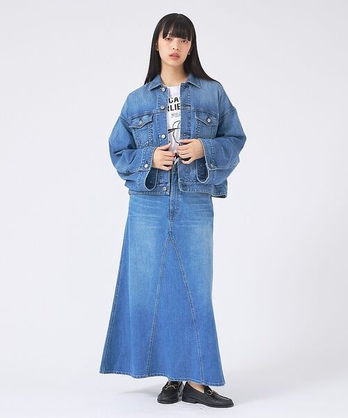 Rouge vif la cle / ルージュ・ヴィフ ラクレ ロング・マキシ丈スカート | 【Healthy denim/ヘルシーデニム】デニムスカート/Apricot/ア | 詳細10