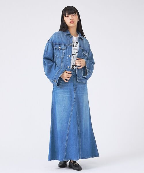 Rouge vif la cle / ルージュ・ヴィフ ラクレ ロング・マキシ丈スカート | 【Healthy denim/ヘルシーデニム】デニムスカート/Apricot/ア | 詳細11