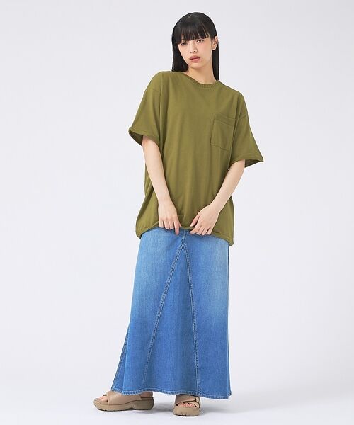 Rouge vif la cle / ルージュ・ヴィフ ラクレ ロング・マキシ丈スカート | 【Healthy denim/ヘルシーデニム】デニムスカート/Apricot/ア | 詳細13