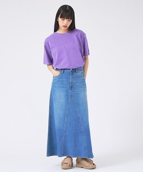 Rouge vif la cle / ルージュ・ヴィフ ラクレ ロング・マキシ丈スカート | 【Healthy denim/ヘルシーデニム】デニムスカート/Apricot/ア | 詳細15