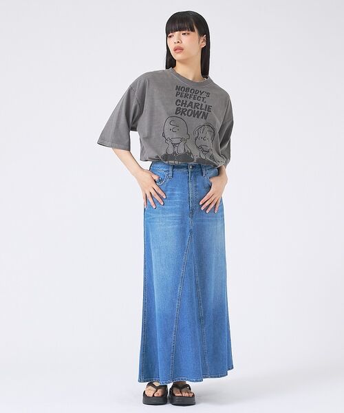 Rouge vif la cle / ルージュ・ヴィフ ラクレ ロング・マキシ丈スカート | 【Healthy denim/ヘルシーデニム】デニムスカート/Apricot/ア | 詳細2