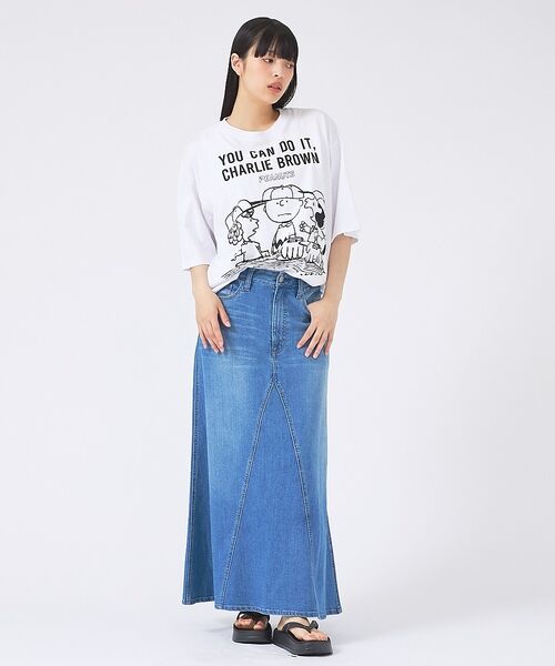 Rouge vif la cle / ルージュ・ヴィフ ラクレ ロング・マキシ丈スカート | 【Healthy denim/ヘルシーデニム】デニムスカート/Apricot/ア | 詳細3