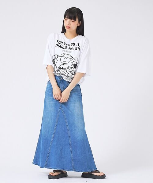 Rouge vif la cle / ルージュ・ヴィフ ラクレ ロング・マキシ丈スカート | 【Healthy denim/ヘルシーデニム】デニムスカート/Apricot/ア | 詳細4