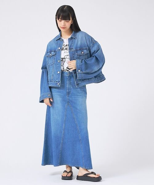 Rouge vif la cle / ルージュ・ヴィフ ラクレ ロング・マキシ丈スカート | 【Healthy denim/ヘルシーデニム】デニムスカート/Apricot/ア | 詳細9
