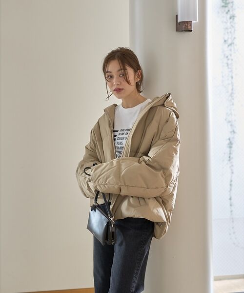 Rouge vif la cle / ルージュ・ヴィフ ラクレ ダウンジャケット・ベスト | 【upper hights/アッパーハイツ】Olten ダブルジップショートダウ | 詳細1