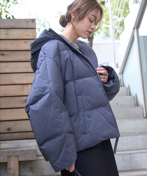 Rouge vif la cle / ルージュ・ヴィフ ラクレ ダウンジャケット・ベスト | 【upper hights/アッパーハイツ】Olten ダブルジップショートダウ | 詳細17