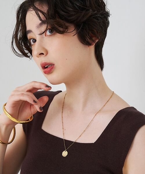 Rouge vif la cle / ルージュ・ヴィフ ラクレ ネックレス・ペンダント・チョーカー | コインパーツスタッドチェーンネックレス【予約】 | 詳細1