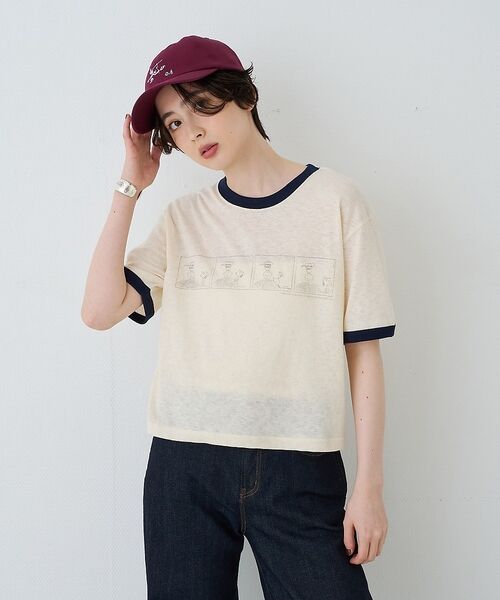 Rouge vif la cle / ルージュ・ヴィフ ラクレ Tシャツ | 【ST.JOHNS 3RD CLUB/セントジョンズサードクラブ】リンガーTシャ | 詳細3
