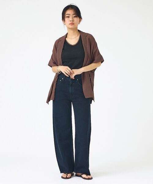 Rouge vif la cle / ルージュ・ヴィフ ラクレ デニムパンツ | 【AGOLDE/エーゴールドイー】Low Curve Crop Jean (We | 詳細3