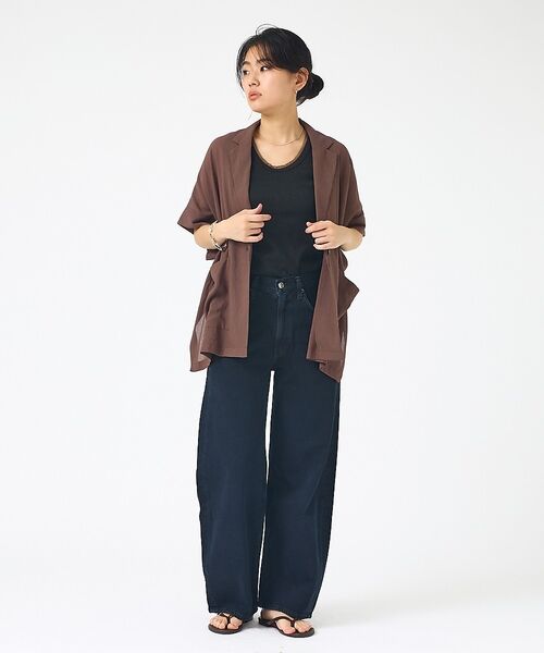 Rouge vif la cle / ルージュ・ヴィフ ラクレ デニムパンツ | 【AGOLDE/エーゴールドイー】Low Curve Crop Jean (We | 詳細4