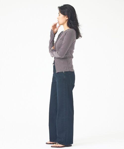 Rouge vif la cle / ルージュ・ヴィフ ラクレ デニムパンツ | 【AGOLDE/エーゴールドイー】Low Curve Crop Jean (We | 詳細9
