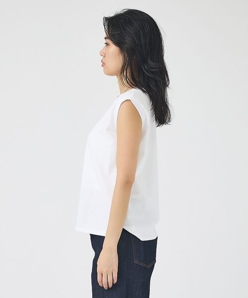 Rouge vif la cle / ルージュ・ヴィフ ラクレ ロング・マキシ丈スカート | 【2点セット】【細見え】フレンチスリーブTシャツ×サスペンダースカート/キャミワ | 詳細26