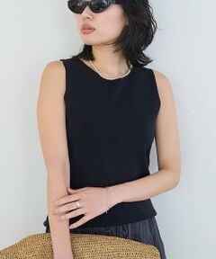 Rouge vif la cle / ルージュ・ヴィフ ラクレ ニット・セーター | 総針編みノースリブニット【予約】