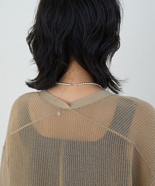 Rouge vif la cle / ルージュ・ヴィフ ラクレ カーディガン・ボレロ | メッシュニットカーディガン/羽織/冷房対策【予約】 | 詳細16