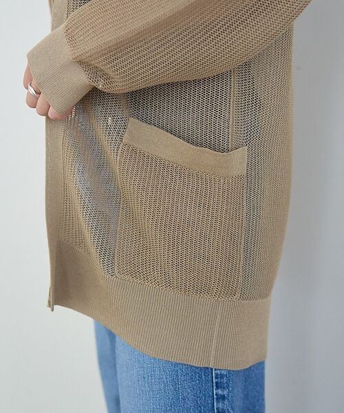 Rouge vif la cle / ルージュ・ヴィフ ラクレ カーディガン・ボレロ | メッシュニットカーディガン/羽織/冷房対策【予約】 | 詳細18