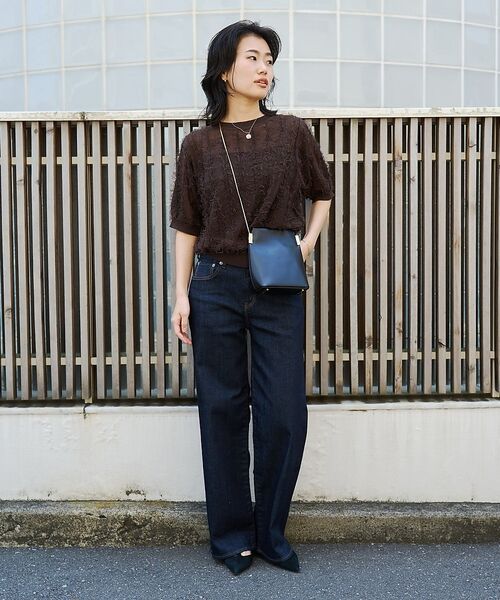 Rouge vif la cle / ルージュ・ヴィフ ラクレ デニムパンツ | 【RED CARD/レッドカード】別注35thAnniv.Wid ワイドデニム | 詳細27