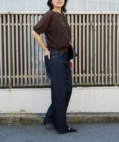 Rouge vif la cle / ルージュ・ヴィフ ラクレ デニムパンツ | 【RED CARD/レッドカード】別注35thAnniv.Wid ワイドデニム | 詳細28