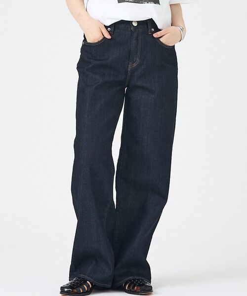 Rouge vif la cle / ルージュ・ヴィフ ラクレ デニムパンツ | 【RED CARD/レッドカード】別注35thAnniv.Wid ワイドデニム【（インディゴ）