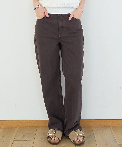Rouge vif la cle / ルージュ・ヴィフ ラクレ デニムパンツ | 【追加】【新色登場】【upper hights/アッパーハイツ】THE NICE（ダークブラウン）