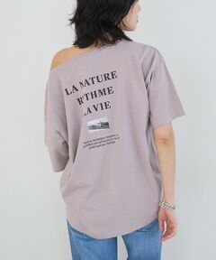 Rouge vif la cle / ルージュ・ヴィフ ラクレ Tシャツ | ボートネックロゴTシャツ【予約】