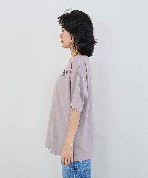 Rouge vif la cle / ルージュ・ヴィフ ラクレ Tシャツ | ボートネックロゴTシャツ【予約】 | 詳細13