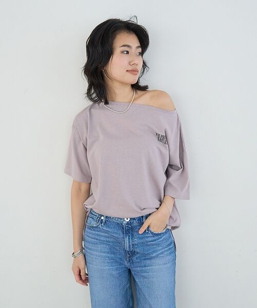 Rouge vif la cle / ルージュ・ヴィフ ラクレ Tシャツ | ボートネックロゴTシャツ【予約】 | 詳細3