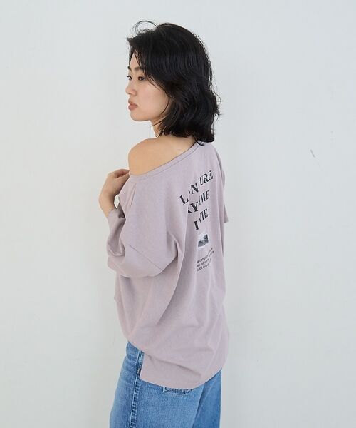 Rouge vif la cle / ルージュ・ヴィフ ラクレ Tシャツ | ボートネックロゴTシャツ【予約】 | 詳細6