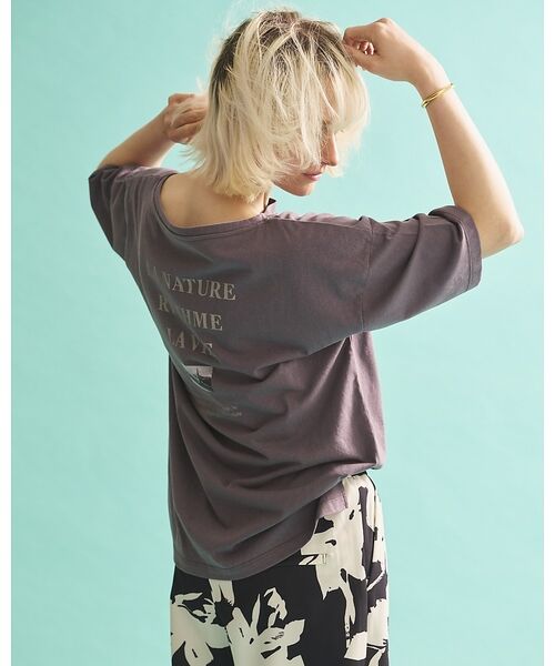 Rouge vif la cle / ルージュ・ヴィフ ラクレ Tシャツ | ボートネックロゴTシャツ【予約】 | 詳細22