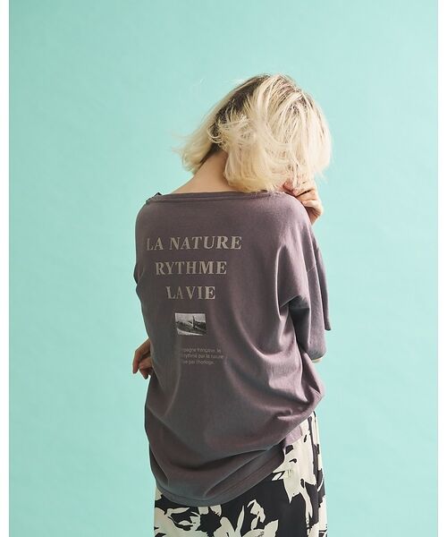 Rouge vif la cle / ルージュ・ヴィフ ラクレ Tシャツ | ボートネックロゴTシャツ【予約】 | 詳細23