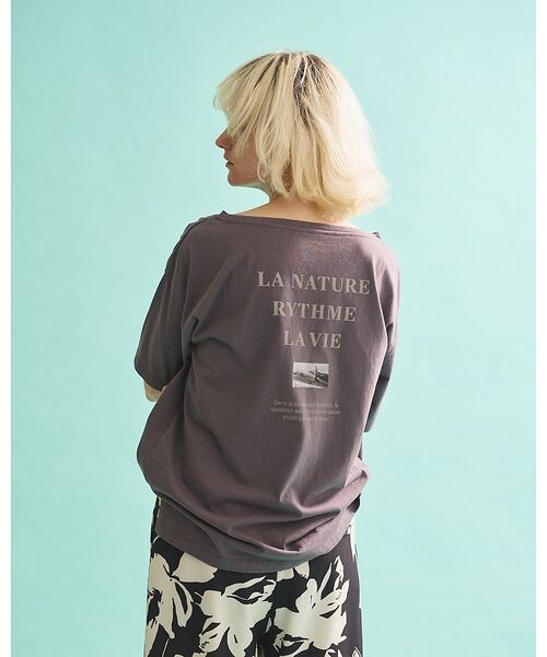 Rouge vif la cle / ルージュ・ヴィフ ラクレ Tシャツ | ボートネックロゴTシャツ【予約】 | 詳細26
