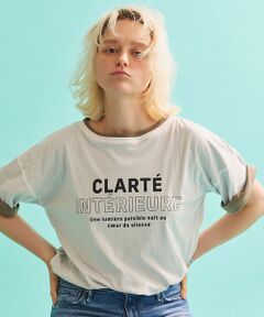 Rouge vif la cle / ルージュ・ヴィフ ラクレ Tシャツ | 2WAYコットンリバーシブルロゴＴシャツ【予約】