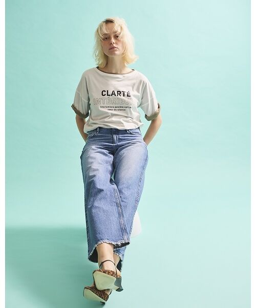 Rouge vif la cle / ルージュ・ヴィフ ラクレ Tシャツ | 2WAYコットンリバーシブルロゴＴシャツ【予約】 | 詳細11