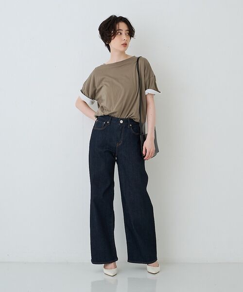 Rouge vif la cle / ルージュ・ヴィフ ラクレ Tシャツ | 2WAYコットンリバーシブルロゴＴシャツ【予約】 | 詳細18