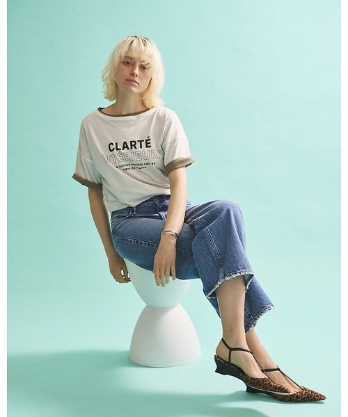 Rouge vif la cle / ルージュ・ヴィフ ラクレ Tシャツ | 2WAYコットンリバーシブルロゴＴシャツ【予約】 | 詳細6