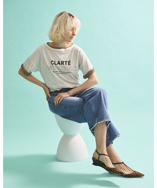Rouge vif la cle / ルージュ・ヴィフ ラクレ Tシャツ | 2WAYコットンリバーシブルロゴＴシャツ【予約】 | 詳細7