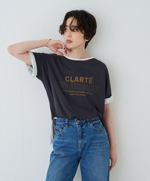 Rouge vif la cle / ルージュ・ヴィフ ラクレ Tシャツ | 2WAYコットンリバーシブルロゴＴシャツ【予約】 | 詳細26