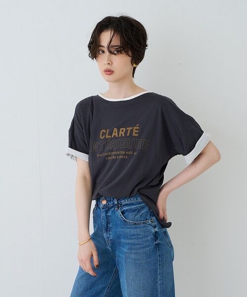 Rouge vif la cle / ルージュ・ヴィフ ラクレ Tシャツ | 2WAYコットンリバーシブルロゴＴシャツ【予約】 | 詳細27