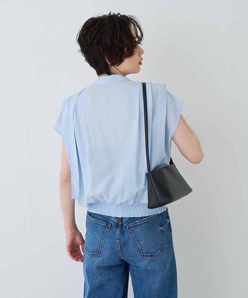 Rouge vif la cle / ルージュ・ヴィフ ラクレ シャツ・ブラウス | タイ付きドレープタックVネックブラウス【予約】 | 詳細12