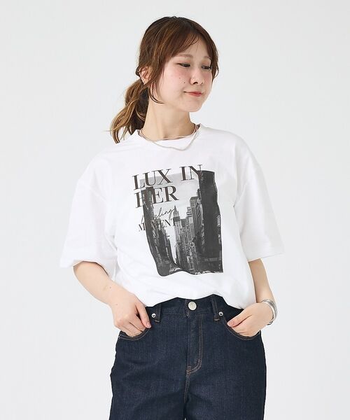 Rouge vif la cle / ルージュ・ヴィフ ラクレ Tシャツ | コットンフォト&ロゴTシャツ/半袖【予約】 | 詳細2