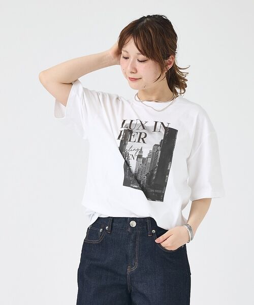 Rouge vif la cle / ルージュ・ヴィフ ラクレ Tシャツ | コットンフォト&ロゴTシャツ/半袖【予約】 | 詳細3